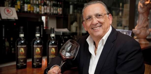 Galvão Bueno é dono da Bueno Wines. Foto: Reprodução/Internet Galvão Bueno é dono da Bueno Wines. Foto: Reprodução/Internet