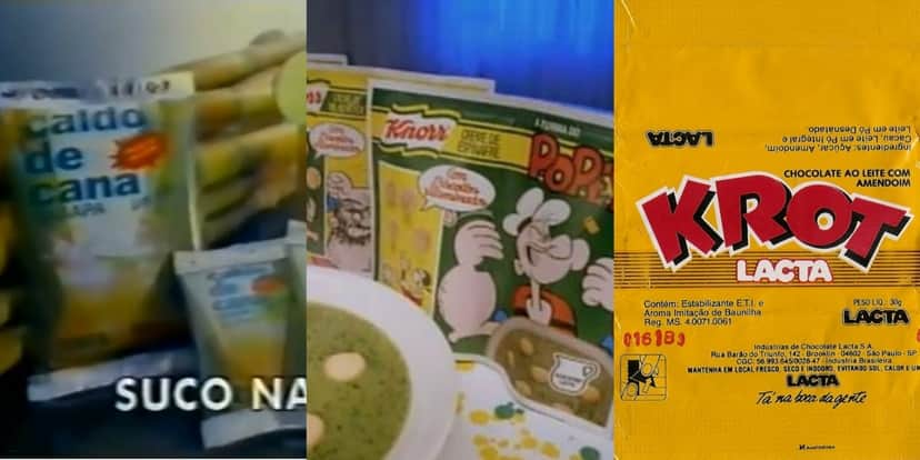 Se lembra do caldo de cana Zurita, da sopa do Popeye da Knorr e do Krot? (Foto: Reprodução/YouTube) Se lembra do caldo de cana Zurita, da sopa do Popeye da Knorr e do Krot? (Foto: Reprodução/YouTube)
