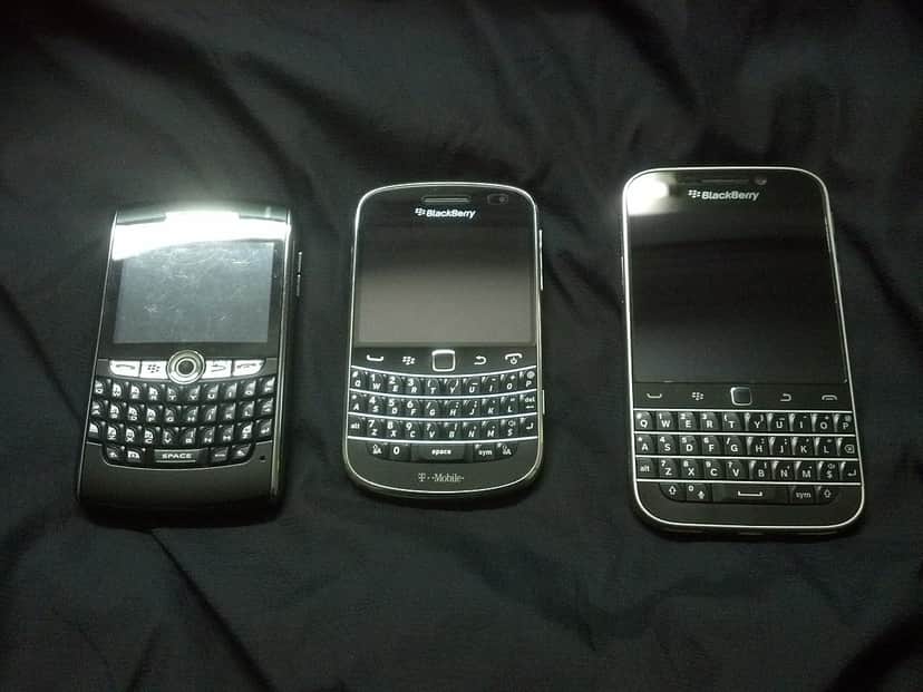 Aparelhos da BlackBerry - Foto Internet Aparelhos da BlackBerry - Foto Internet