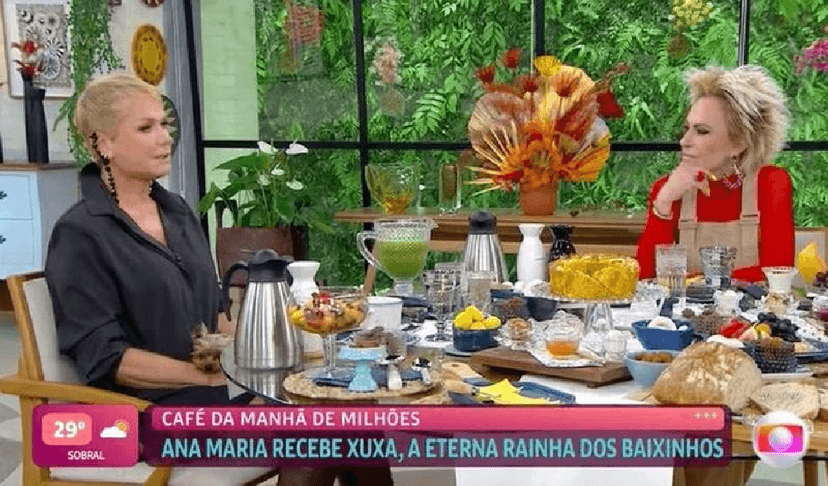 Xuxa ao lado de Ana Maria Braga (Foto: Reprodução/ Internet) Xuxa ao lado de Ana Maria Braga (Foto: Reprodução/ Internet)