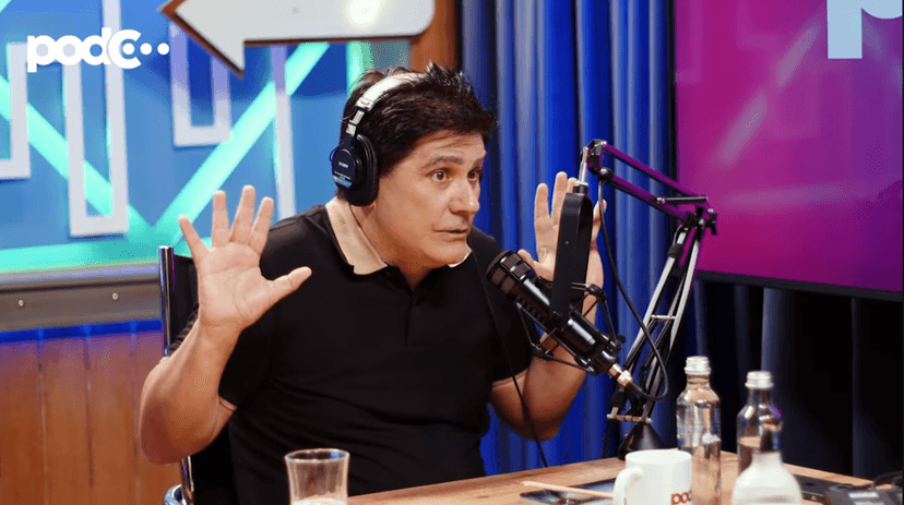 César Filho durante sua participação no podcast "PodC" do apresentador Celso Portiolli, do SBT (Foto Reprodução/Youtube) César Filho durante sua participação no podcast "PodC" do apresentador Celso Portiolli, do SBT (Foto Reprodução/Youtube)