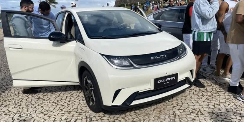ECarro da BYD (Foto: G1) ECarro da BYD (Foto: G1)