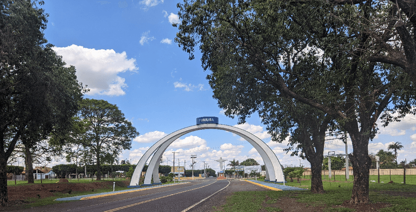 Entrada da cidade de Turiuba (Foro: Reprodução/ Internet) Entrada da cidade de Turiuba (Foro: Reprodução/ Internet)
