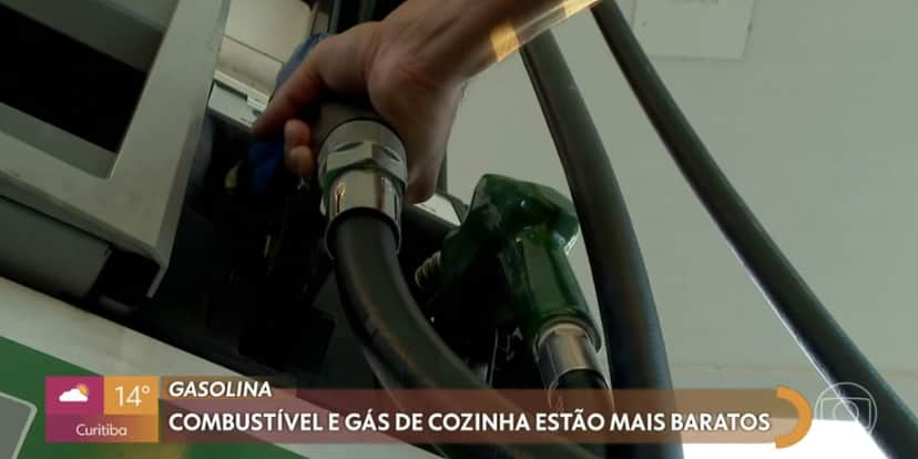 Matéria sobre gasolina no Encontro (Foto: Reprodução / Globo) Matéria sobre gasolina no Encontro (Foto: Reprodução / Globo)