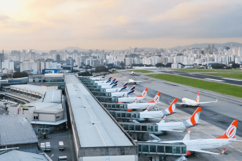 Aeroporto de São Paulo hoje em dia (Foto: Reprodução/ Internet) Aeroporto de São Paulo hoje em dia (Foto: Reprodução/ Internet)