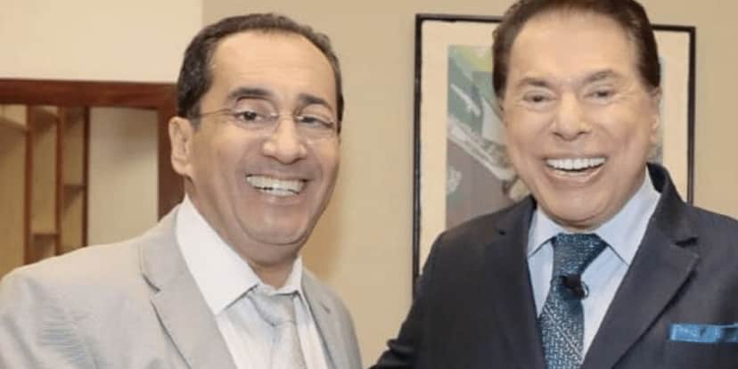 Silvio Santos e Jorge Kajuru (Foto: Reprodução / Facebook) Silvio Santos e Jorge Kajuru (Foto: Reprodução / Facebook)