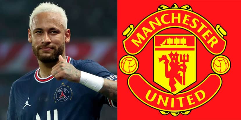 Njr e Manchester united - Montagem Tv Foco - Reprodução Internet
