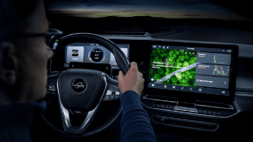 Tecnologia da Harman em carro (Foto: Reprodução/ Internet) Tecnologia da Harman em carro (Foto: Reprodução/ Internet)