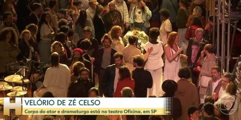 Zé Celso Martinez faleceu na última quinta-feira, 06 (Foto: Reprodução / Jornal Hoje da Globo) Zé Celso Martinez faleceu na última quinta-feira, 06 (Foto: Reprodução / Jornal Hoje da Globo)