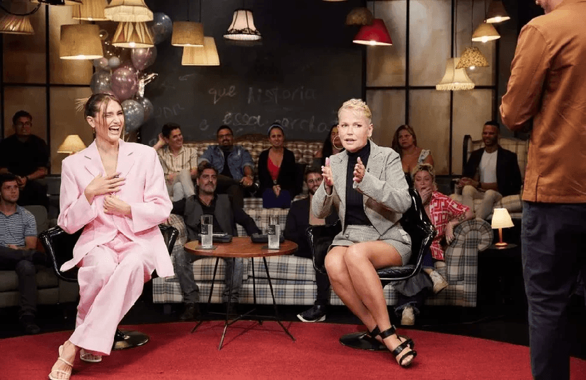Xuxa e Sasha no 'Que História é Essa, Porchat?' (Foto: Reprodução/ Internet) Xuxa e Sasha no 'Que História é Essa, Porchat?' (Foto: Reprodução/ Internet)