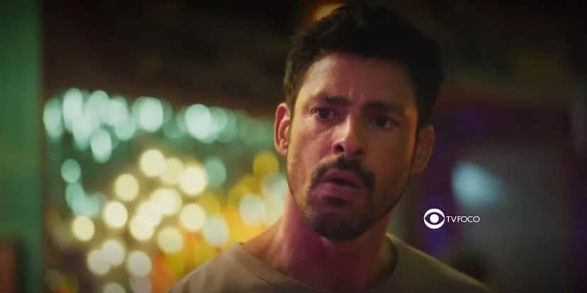 Caio (Cauã Reymond) na novela Terra e Paixão (Foto: Reprodução / Globo / Montagem TV Foco) Caio (Cauã Reymond) na novela Terra e Paixão (Foto: Reprodução / Globo / Montagem TV Foco)