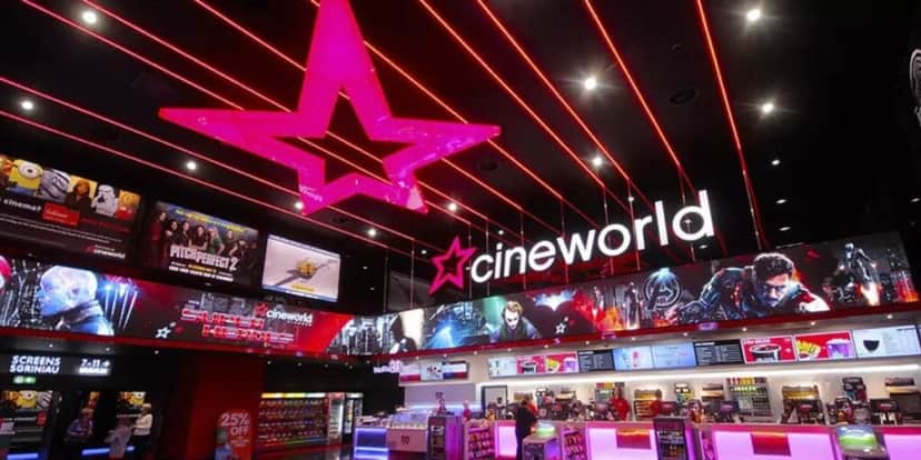 Cineworld é considerada a segunda maior rede de cinemas do mundo (Reprodução: Internet) Cineworld é considerada a segunda maior rede de cinemas do mundo (Reprodução: Internet)