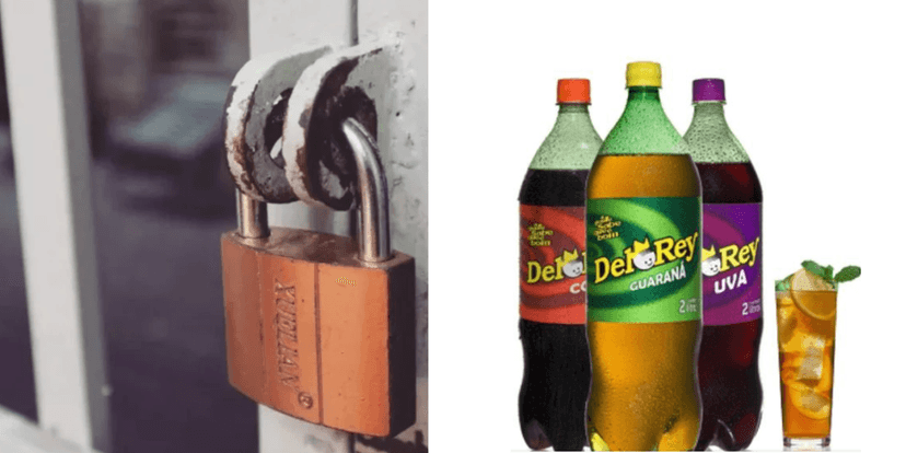 O triste fim da Del Rey, fábrica de refrigerantes rival da Coca-Cola (Foto: Internet) O triste fim da Del Rey, fábrica de refrigerantes rival da Coca-Cola (Foto: Internet)