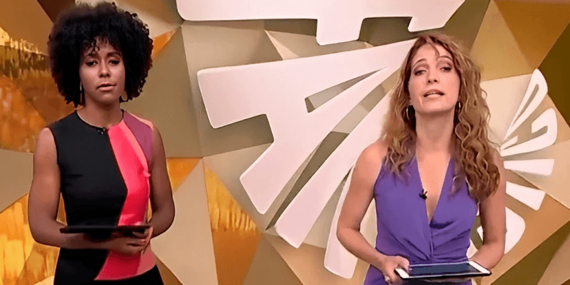 Poliana Abritta e Maju Coutinho comandam o 'Fantástico' na Globo (Foto: Reprodução TV Globo) Poliana Abritta e Maju Coutinho comandam o 'Fantástico' na Globo (Foto: Reprodução TV Globo)