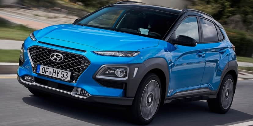 O Kona Hybrid 2023 possui grade na frente (Foto: Divulgação/Hyundai) O Kona Hybrid 2023 possui grade na frente (Foto: Divulgação/Hyundai)