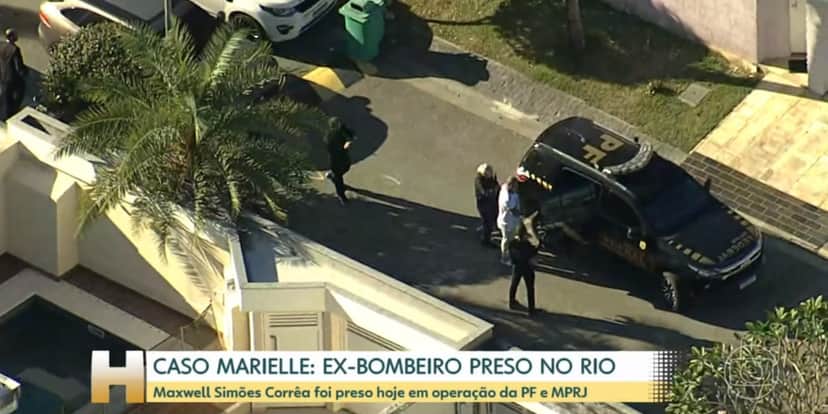 Plantão com Alan Severiano atualizou prisão do Caso Marielle (Foto: Reprodução/TV Globo) Plantão com Alan Severiano atualizou prisão do Caso Marielle (Foto: Reprodução/TV Globo)