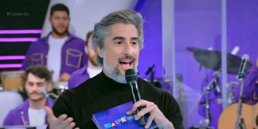 Marcos Mion registrou baixa audiência com o "Caldeirão" (Foto: Reprodução/TV Globo) Marcos Mion registrou baixa audiência com o "Caldeirão" (Foto: Reprodução/TV Globo)