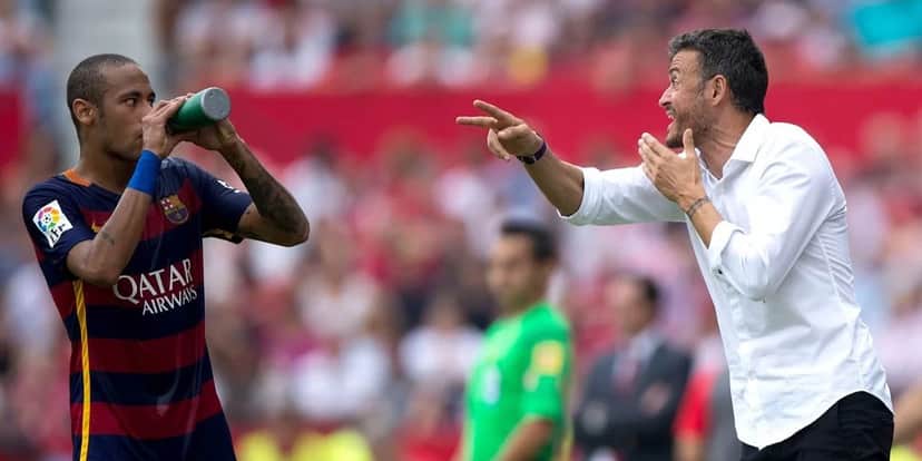 Neymar e Luis Enrique já trabalharam juntos (Reprodução: Internet) Neymar e Luis Enrique já trabalharam juntos (Reprodução: Internet)