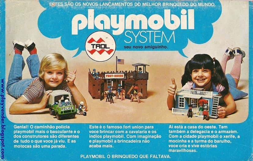 Playmobil, da Indústria de Brinquedos Trol. Foto: Reprodução/Internet Playmobil, da Indústria de Brinquedos Trol. Foto: Reprodução/Internet