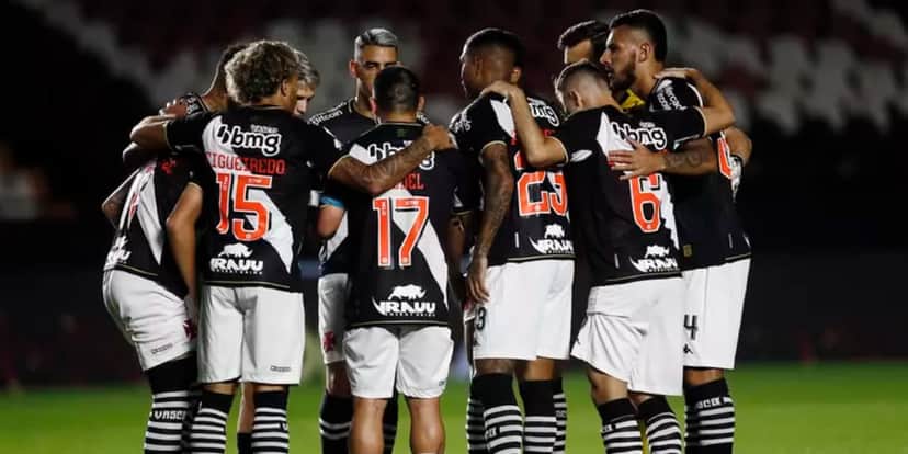 Time do Vasco em campo - Foto: Internet Time do Vasco em campo - Foto: Internet