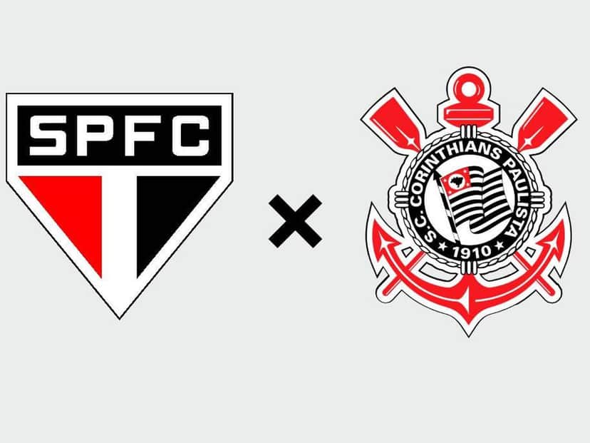 SPFC e Corinthians. Foto: Reprodução/Internet SPFC e Corinthians. Foto: Reprodução/Internet