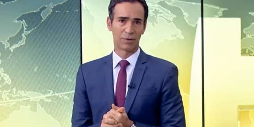 César Tralli no Jornal Hoje (Foto: Reprodução / Globo) César Tralli no Jornal Hoje (Foto: Reprodução / Globo)