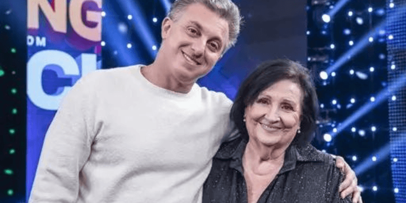 Luciano Huck e Déa Lúcia (Reprodução/Internet)