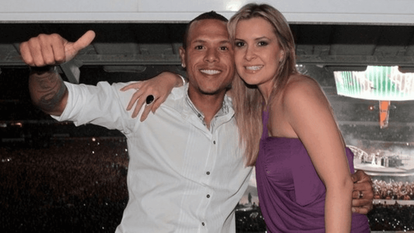 Luis Fabiano e ex-esposa (Foto Reprodução/ Internet) Luis Fabiano e ex-esposa (Foto Reprodução/ Internet)