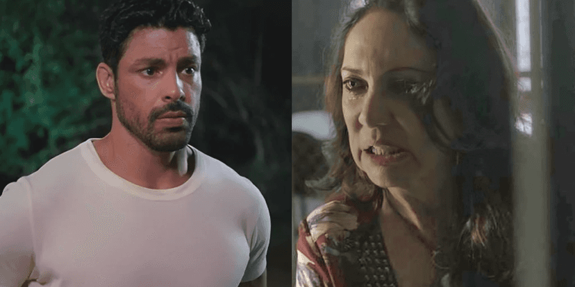 Terra e Paixão - Caio e Agatha (Foto: Reprodução, Globo) Terra e Paixão - Caio e Agatha (Foto: Reprodução, Globo)