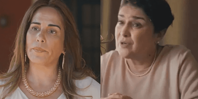 Terra e Paixão - Irene e Angelina (Foto: Reprodução, Globo) Terra e Paixão - Irene e Angelina (Foto: Reprodução, Globo)