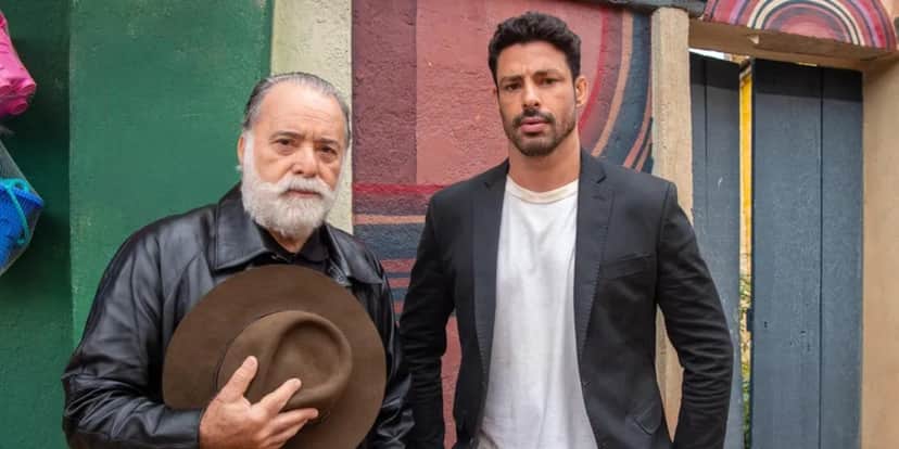 Antônio (Tony Ramos) e Caio (Cauã Reymond) em "Terra e Paixão" (Foto: Estevam Avellar/TV Globo) Antônio (Tony Ramos) e Caio (Cauã Reymond) em "Terra e Paixão" (Foto: Estevam Avellar/TV Globo)