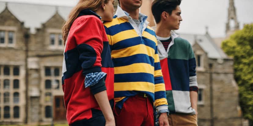 Campanha de 2023 da loja de roupas (Foto: Divulgação/Brooks Brothers) Campanha de 2023 da loja de roupas (Foto: Divulgação/Brooks Brothers)