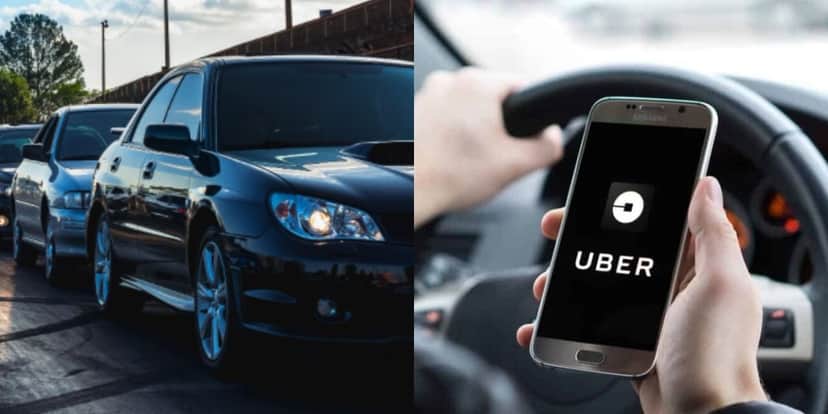 Carros da Uber (Foto: Reprodução / Internet) Carros da Uber (Foto: Reprodução / Internet)