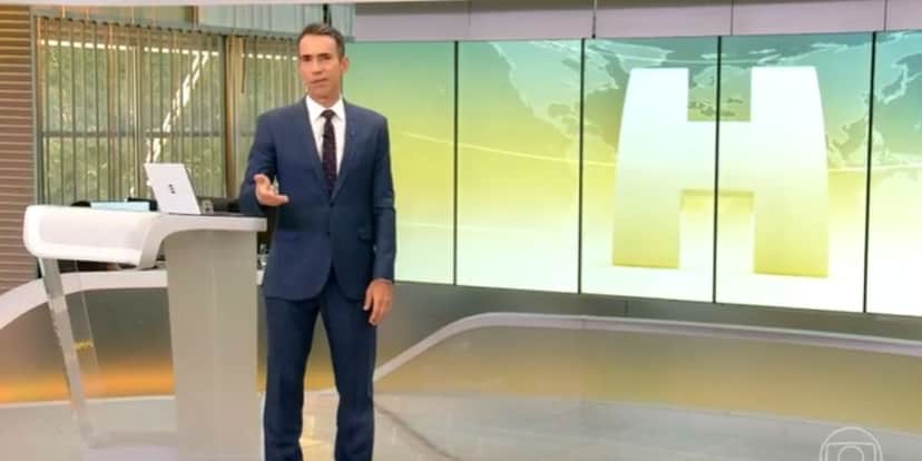 O jornalista pode estar a caminho do Fantástico (Reprodução: Globo)