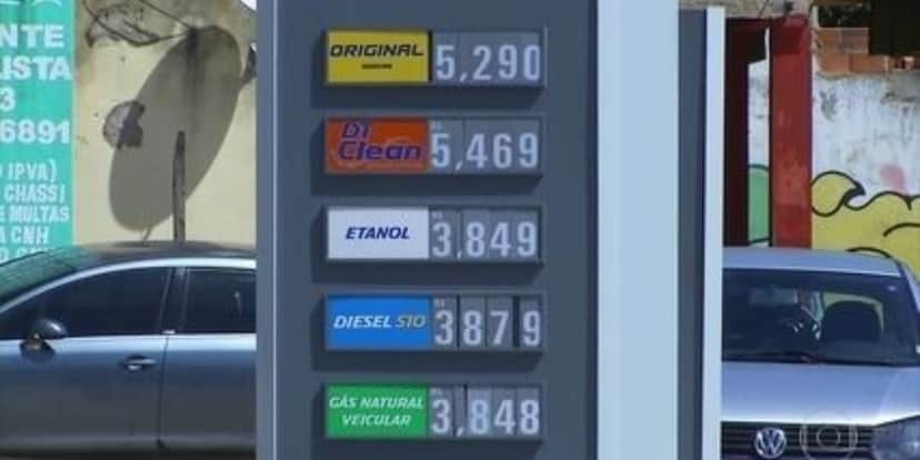Exemplo de posto que oferece combustível a gás natural (Foto: Reprodução/TV Globo) Exemplo de posto que oferece combustível a gás natural (Foto: Reprodução/TV Globo)
