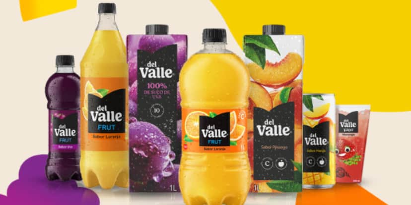 A marca Del Valle é da Coca-Cola (Foto: Divulgação) A marca Del Valle é da Coca-Cola (Foto: Divulgação)