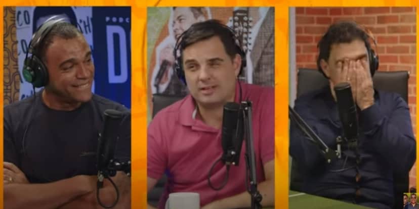 Zezé no podcast de Denílson (Foto: Reprodução/YouTube) Zezé no podcast de Denílson (Foto: Reprodução/YouTube)