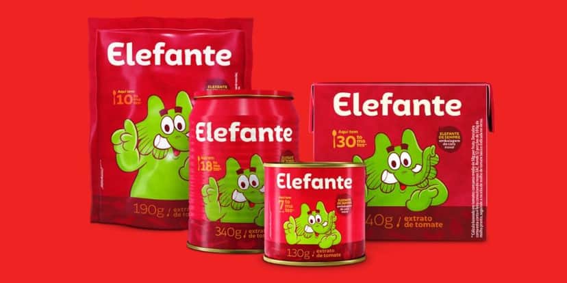 A marca Elefante, de molho de tomate, tem um de seus lotes proibidos de vendas em 2016 (Reprodução: Internet) A marca Elefante, de molho de tomate, tem um de seus lotes proibidos de vendas em 2016 (Reprodução: Internet)
