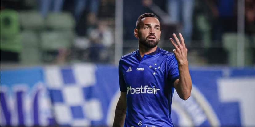 O atacante Gilberto, do Cruzeiro - Foto: Reprodução/Internet O atacante Gilberto, do Cruzeiro - Foto: Reprodução/Internet