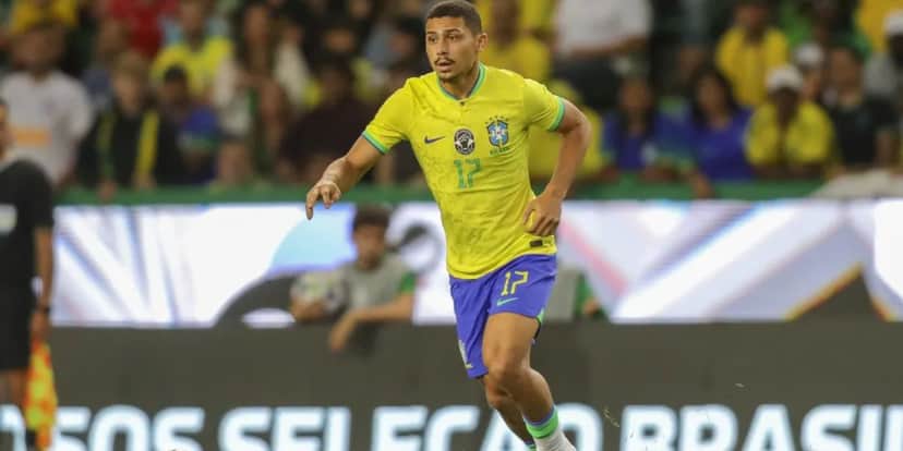 André jogando pela seleção brasileira - (Foto: Internet) André jogando pela seleção brasileira - (Foto: Internet)