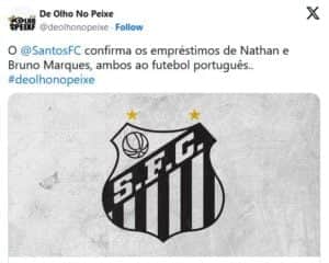 Santos confirma empréstimos (Foto: Reprodução / Twitter) Santos confirma empréstimos (Foto: Reprodução / Twitter)