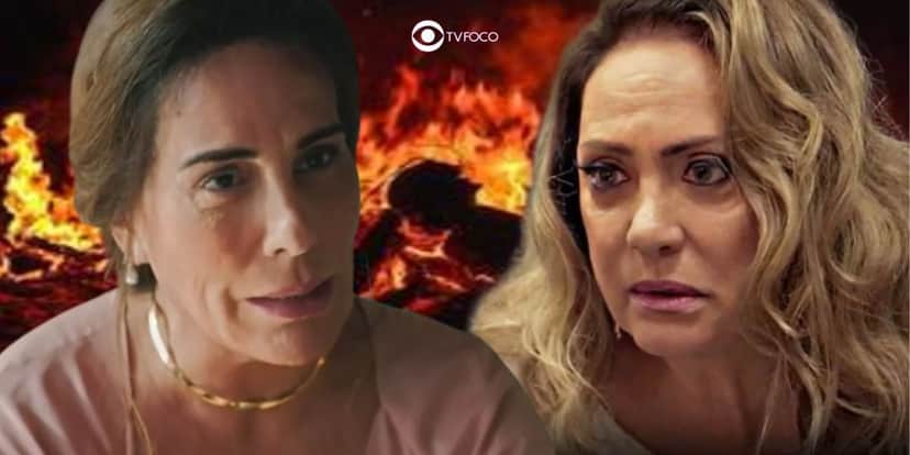 Irene e Agatha em Terra e Paixão (Foto: Reprodução / Globo / Montagem TV Foco) Irene e Agatha em Terra e Paixão (Foto: Reprodução / Globo / Montagem TV Foco)