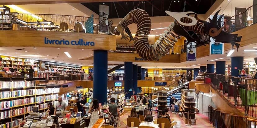 A Livraria Cultura é uma das maiores do país (Reprodução: Internet) A Livraria Cultura é uma das maiores do país (Reprodução: Internet)
