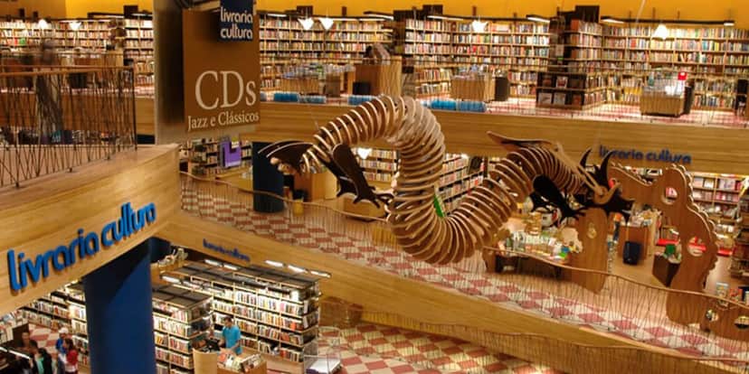 Livraria Cultura é uma das grandes lojas do país e mais amada (Reprodução: Internet) Livraria Cultura é uma das grandes lojas do país e mais amada (Reprodução: Internet)