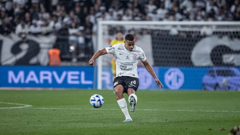 Murillo se firmou na defesa do Corinthians em 2023. / Rafael Assuncao/Photo Premium/Gazeta Press Murillo se firmou na defesa do Corinthians em 2023. / Rafael Assuncao/Photo Premium/Gazeta Press