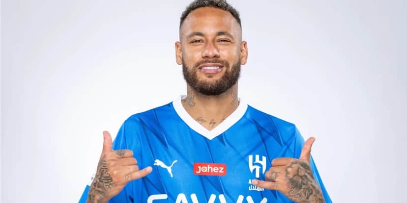 Neymar no Al-Hilal - (Foto: Internet) Neymar no Al-Hilal - (Foto: Internet)