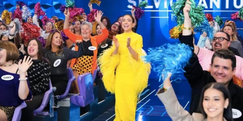 A apresentadora assumiu o comando do programa após Silvio Santos deixar de apresentar (Reprodução: SBT) A apresentadora assumiu o comando do programa após Silvio Santos deixar de apresentar (Reprodução: SBT)