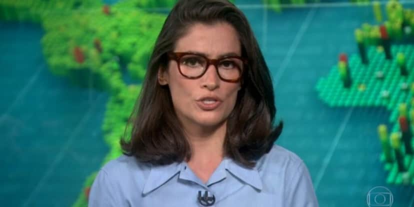 Renata Vasconcellos no "Jornal Nacional" (Foto: Reprodução/TV Globo) Renata Vasconcellos no "Jornal Nacional" (Foto: Reprodução/TV Globo)