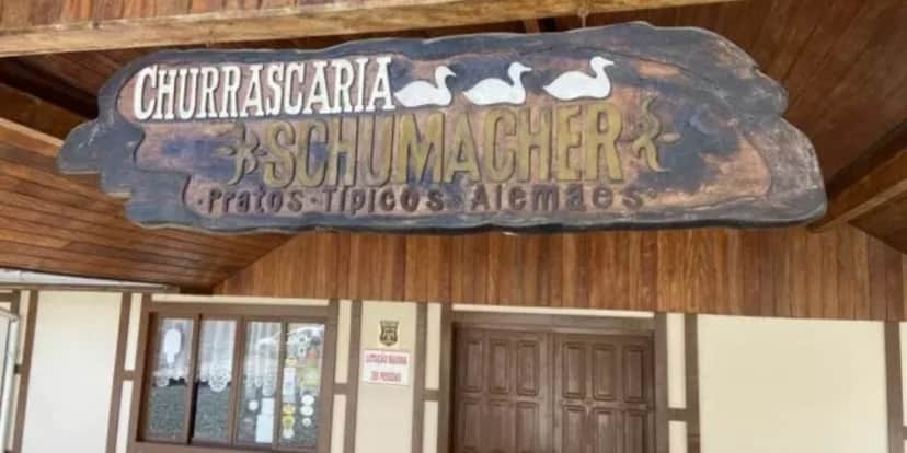 Fachada da Churrascaria e Restaurante Schumacher - Foto: Reprodução/Internet Fachada da Churrascaria e Restaurante Schumacher - Foto: Reprodução/Internet