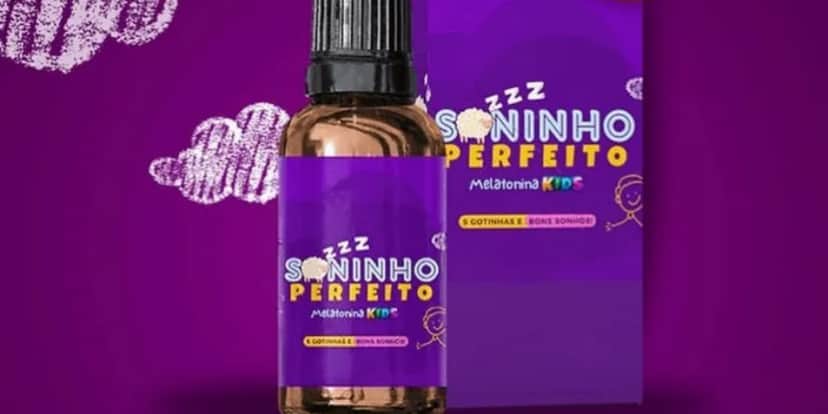 Produto Soninho Perfeito (Foto: Reprodução/Melatonina Kids) Produto Soninho Perfeito (Foto: Reprodução/Melatonina Kids)